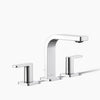 Parallel® Widespread bathroom sink faucet, 0.5 gpm