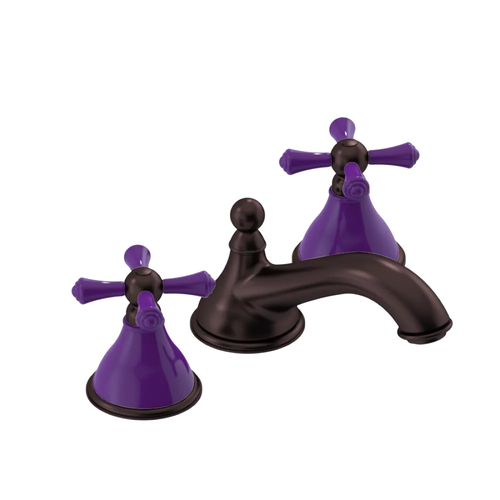Rubinet Widespread Lav. Set. (less drain) Oil Rubbed Bronze