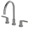 Rubinet Widespread Kitchen Set Satin Nickel