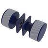 Rubinet Shower Door Knob (set) Midnight Blue