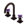 Rubinet Widespread Lav. Set. (less drain) Oil Rubbed Bronze