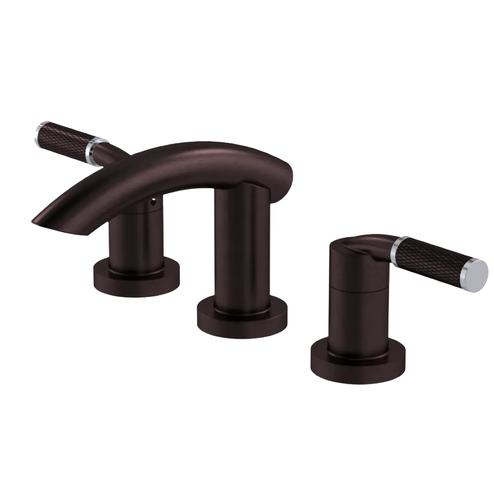 Rubinet Widespread Lav. Set. (less drain) Oil Rubbed Bronze