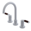 Rubinet Widespread Lav. Set. (less drain) White