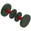 Rubinet Shower Door Knob (set) Green Envy