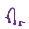 Rubinet Widespread Kitchen Set Purple Haze