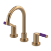 Rubinet Widespread Lav set (less drain) Satin Gold