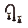 Rubinet Widespread Lav. Set. (less drain) Oil Rubbed Bronze