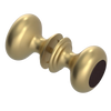Rubinet Shower Door Knob (set) Satin Brass