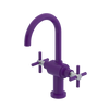 Rubinet Single Hole Dual Handle Lav. Set with LaSalle Spout (less drain) Purple Haze