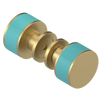 Rubinet Shower Door Knob (set) Satin Brass