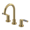 Rubinet Widespread Lav set (less drain) Satin Brass