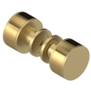 Rubinet Shower Door Knob (set) Satin Brass