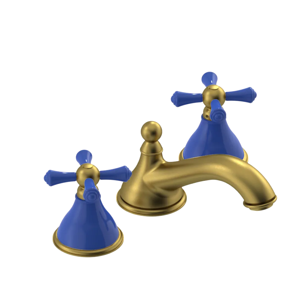 Rubinet Widespread Lav. Set. (less drain) Antique Brass Matt