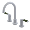 Rubinet Widespread Lav. Set. (less drain) White