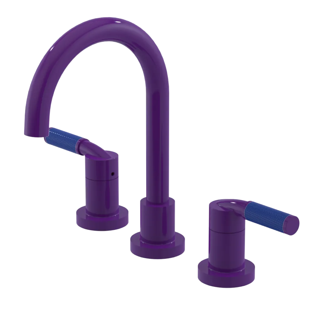 Rubinet Widespread Lav. Set. (less drain) Purple Haze