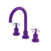 Rubinet Widespread Lav. Set. (less drain) Purple Haze