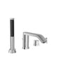 Baril 4-piece tub filler with hand shower