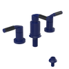 Rubinet Bidet Fitting with Spray, Diverter, and Vacuum Breaker (less drain) Midnight Blue