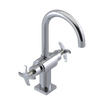 Rubinet Single Hole Dual Handle Lav. Set. (less drain) Chrome