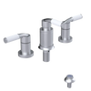Rubinet Bidet Fitting with Spray, Diverter, and Vacum Breaker (Less Drain) Satin Chrome