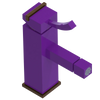 Rubinet Single Control Bidet Fitting (less drain) Purple Haze
