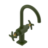 Rubinet Single Hole Dual Handle Lav. Set. (less drain) Green Envy
