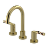 Rubinet Widespread Lav set (less drain) Natural Brass