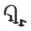 Rubinet Widespread Lav. Set. (less drain) Matt Black