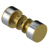 Rubinet Shower Door Knob (set) Antique Brass Matt
