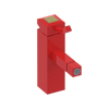 Rubinet Single Control Bidet Fitting (less drain) Red