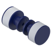 Rubinet Shower Door Knob (set) Midnight Blue