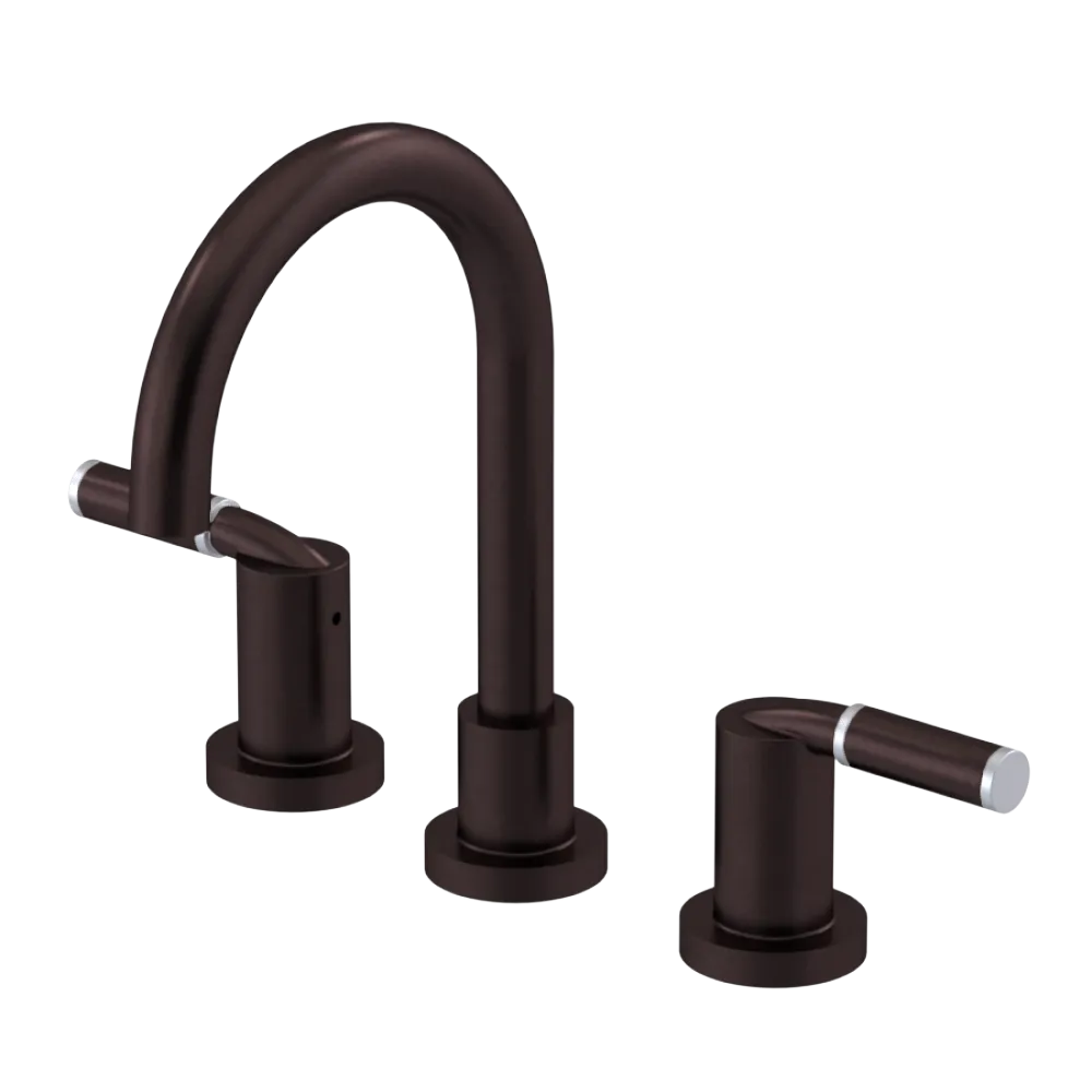 Rubinet Widespread Lav set (less drain) Oil Rubbed Bronze