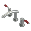 Rubinet Widespread Lav. Set. (less drain) Satin Nickel
