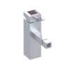 Rubinet Single Control Bidet Fitting (less drain) Satin Chrome