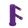 Rubinet Single Control Bidet Fitting (less drain) Purple Haze