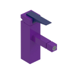 Rubinet Single Control Bidet Fitting (less drain) Purple Haze