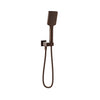 Baril 3-spray anti-limestone hand shower on wall-mounted supply elbow