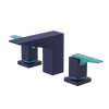 Rubinet Widespread Lav. Set. (less drain) Midnight Blue