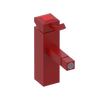 Rubinet Single Control Bidet Fitting (less drain) Maroon