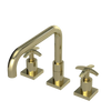 Rubinet Widespread Kitchen Set with Genesis Spout Gold