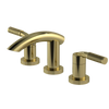 Rubinet Widespread Lav. Set. (less drain) Natural Brass