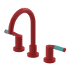Rubinet Widespread Lav set (less drain) Red