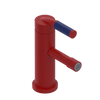 Rubinet Single Control Bidet Fitting (less drain) Maroon