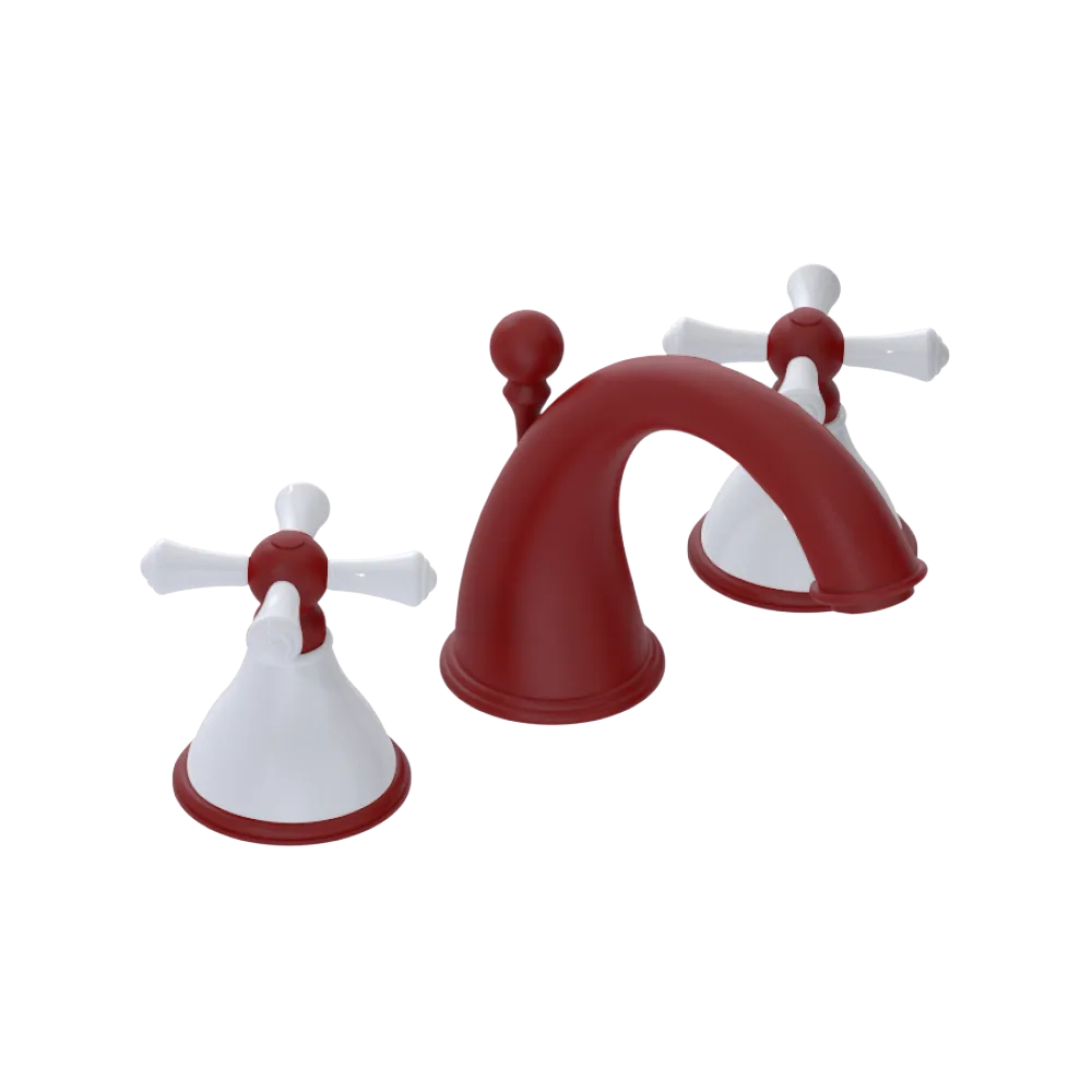 Rubinet Widespread Lav. Set. (less drain) Maroon