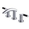 Rubinet Widespread Lav. Set. (less drain) Satin Chrome
