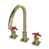 Rubinet Widespread Kitchen Set Gold