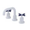 Rubinet Widespread Lav. Set. (less drain) Matt White