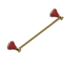 Rubinet Towel Bar 24" Gold