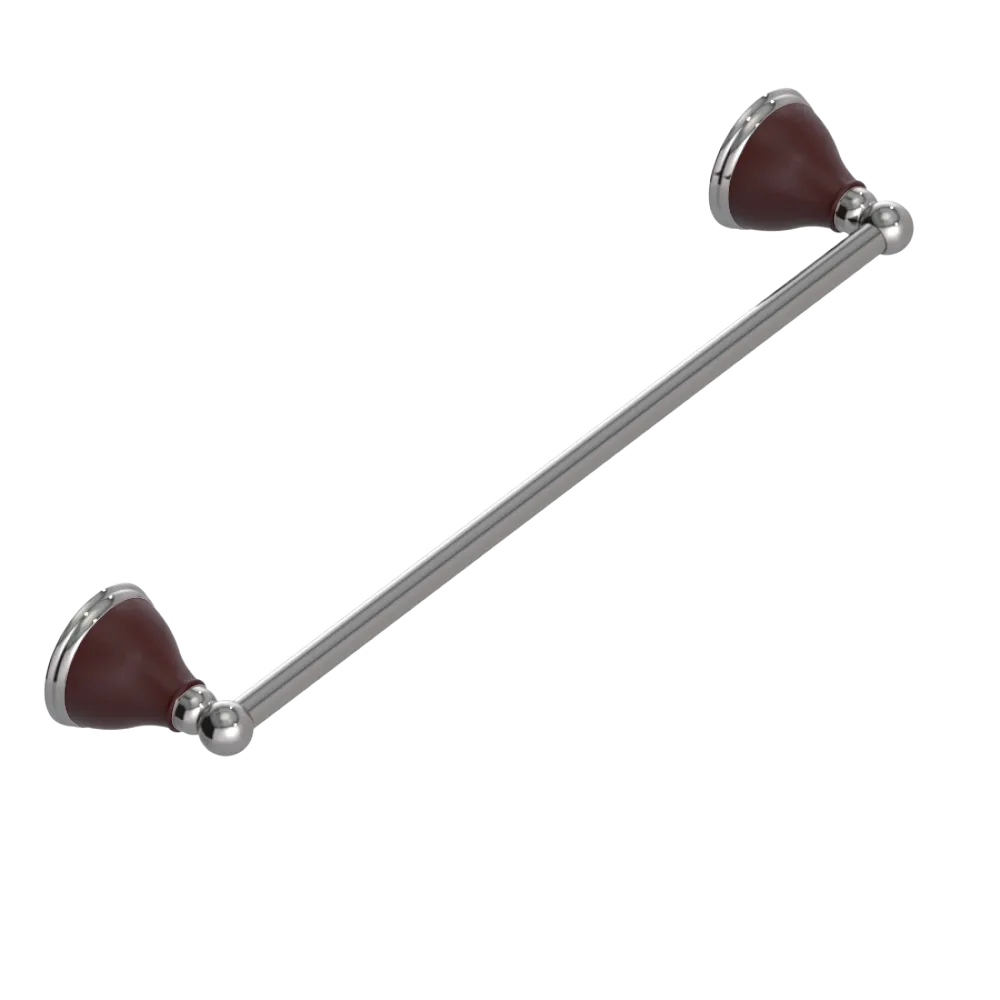 Rubinet Towel Bar 24" Polished Nickel