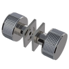 Rubinet Shower Door Knob (set) Polished Nickel